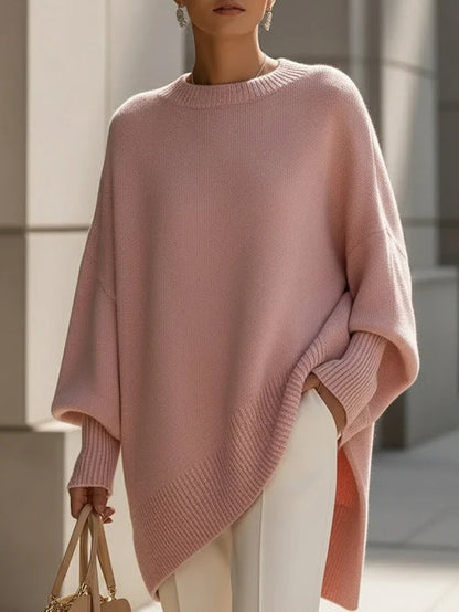 Pull Femme Oversize Élégant à Coupe Fluide et Confortable