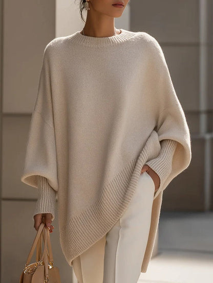 Pull Femme Oversize Élégant à Coupe Fluide et Confortable