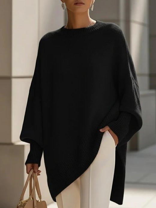 Pull Femme Oversize Élégant à Coupe Fluide et Confortable