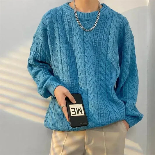 Pull à Torsades Homme