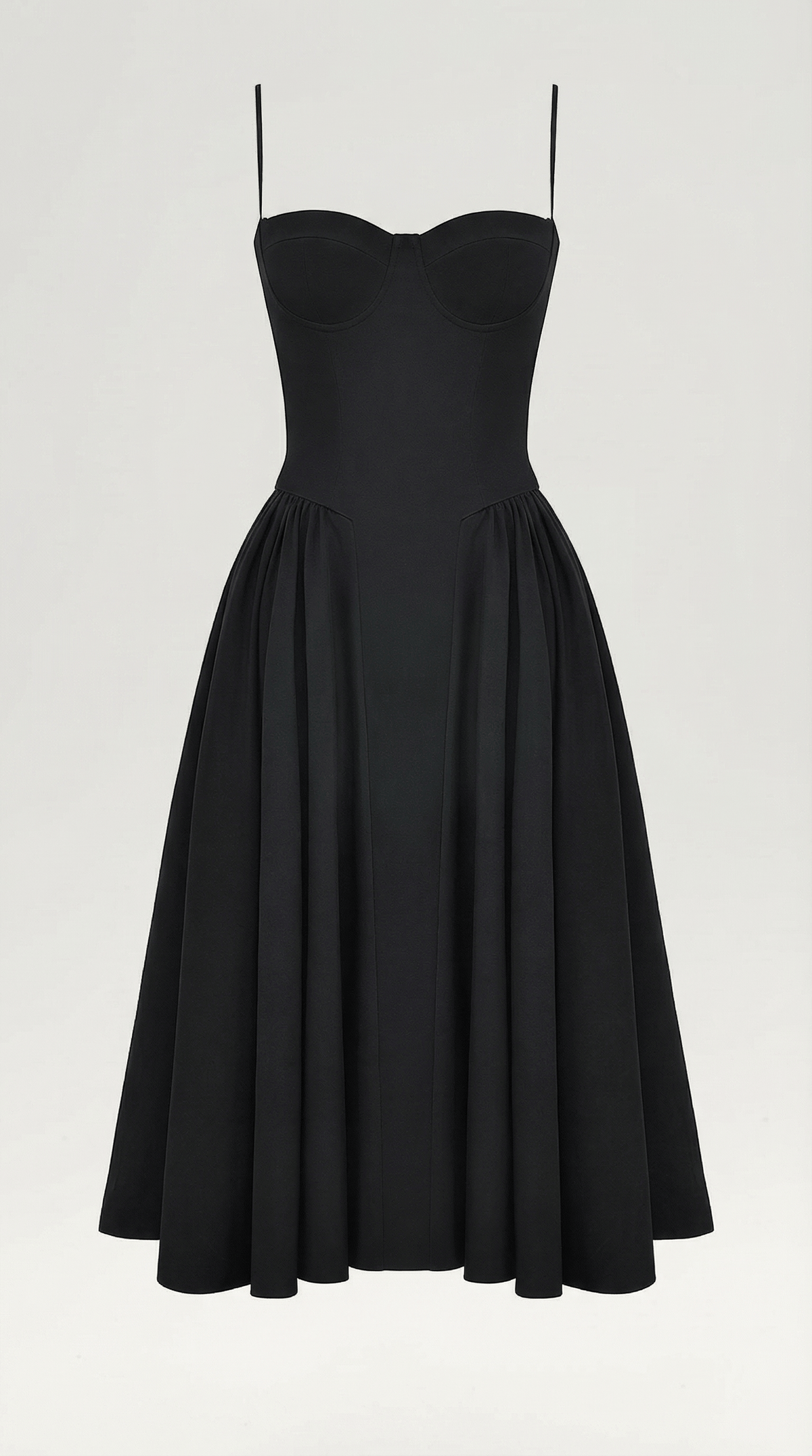 Robe Fleurie Midi Évasée Femme