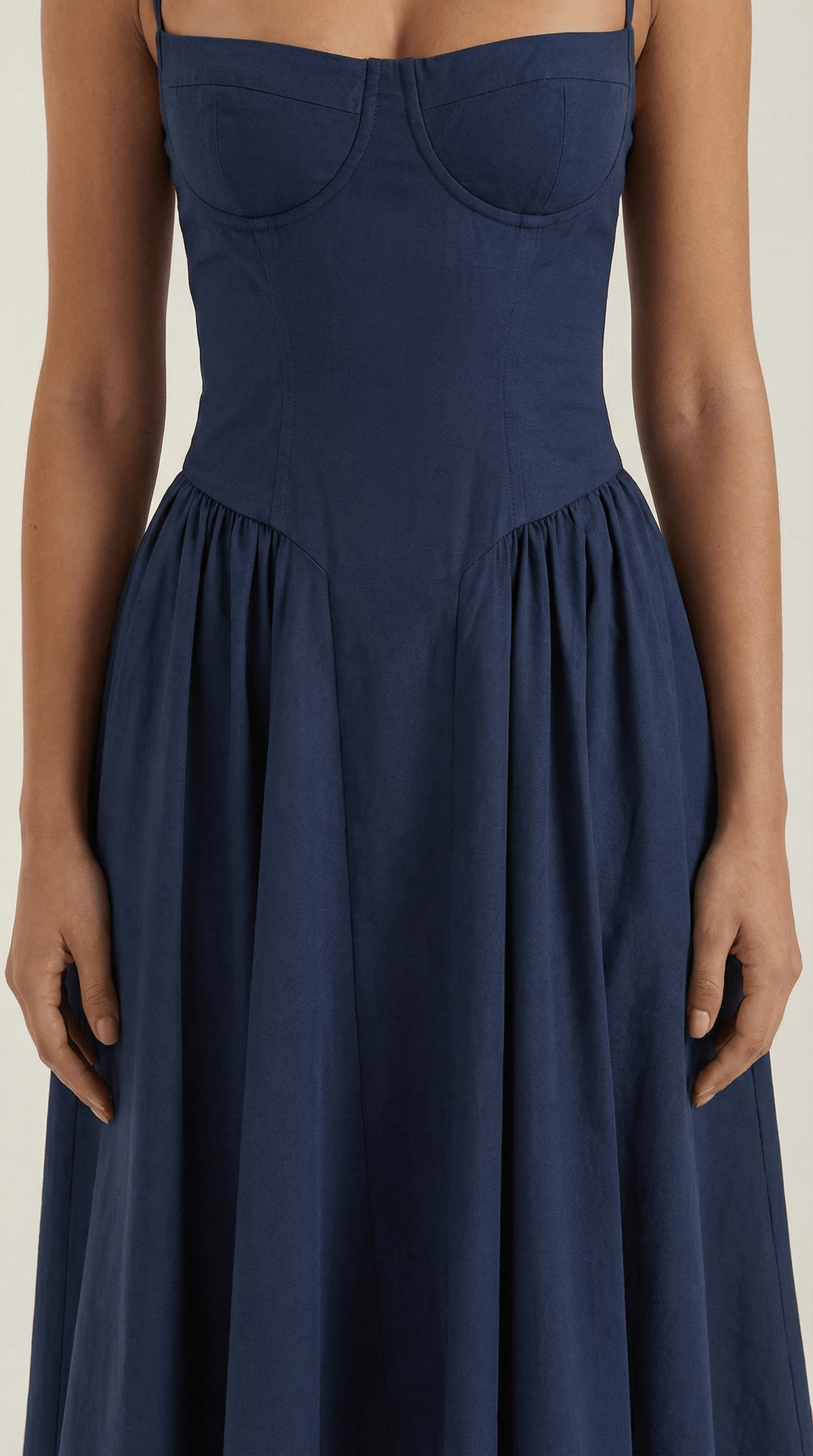 Robe Fleurie Midi Évasée Femme