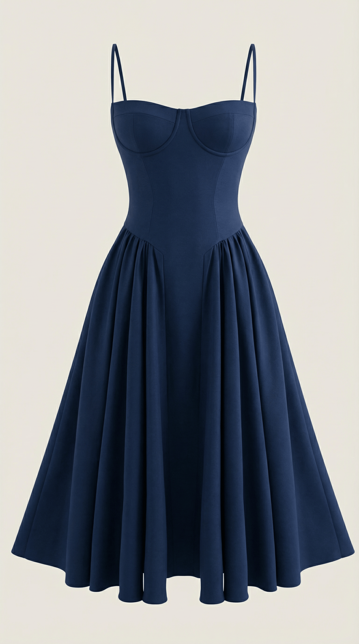 Robe Fleurie Midi Évasée Femme