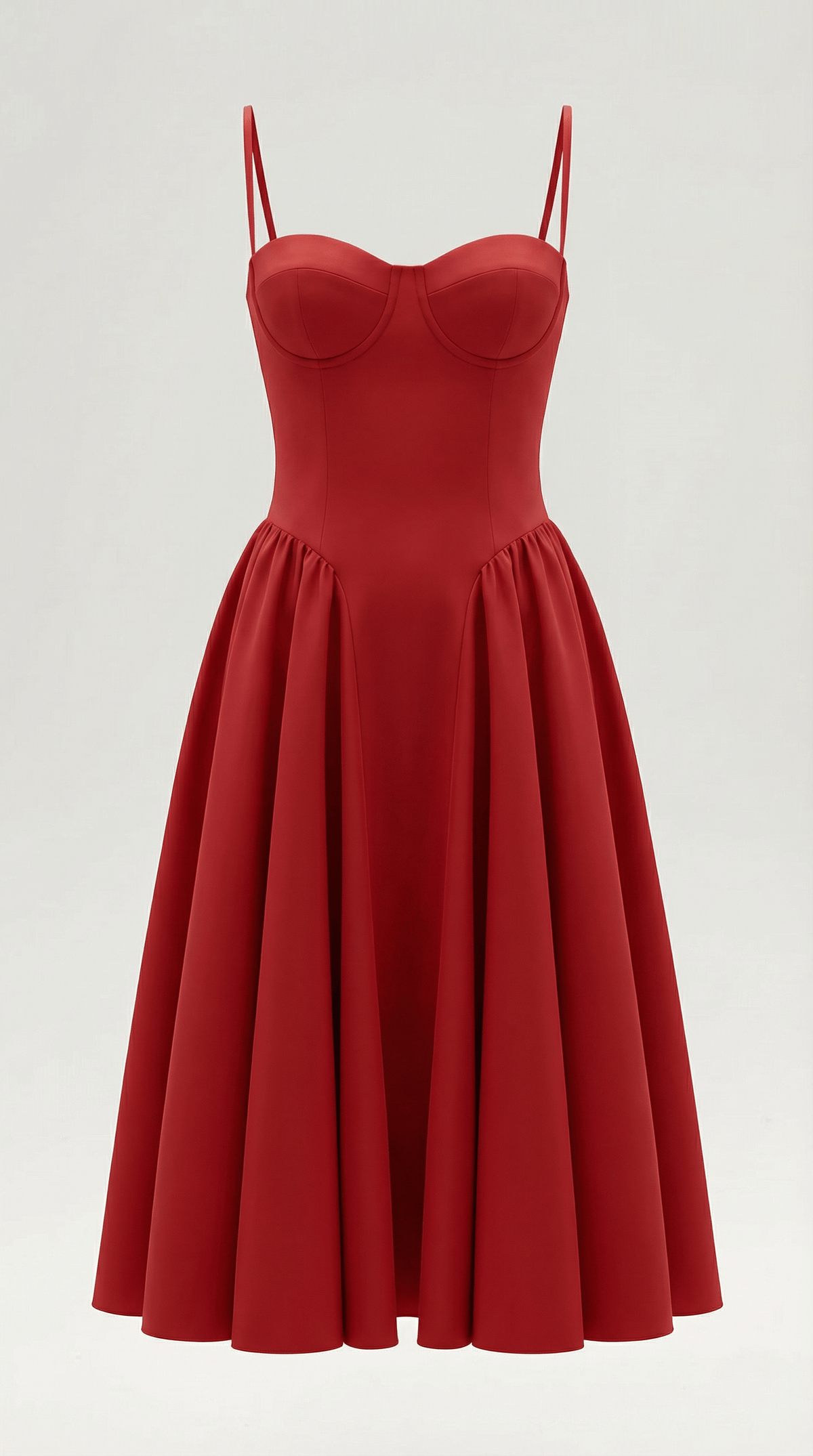 Robe Fleurie Midi Évasée Femme