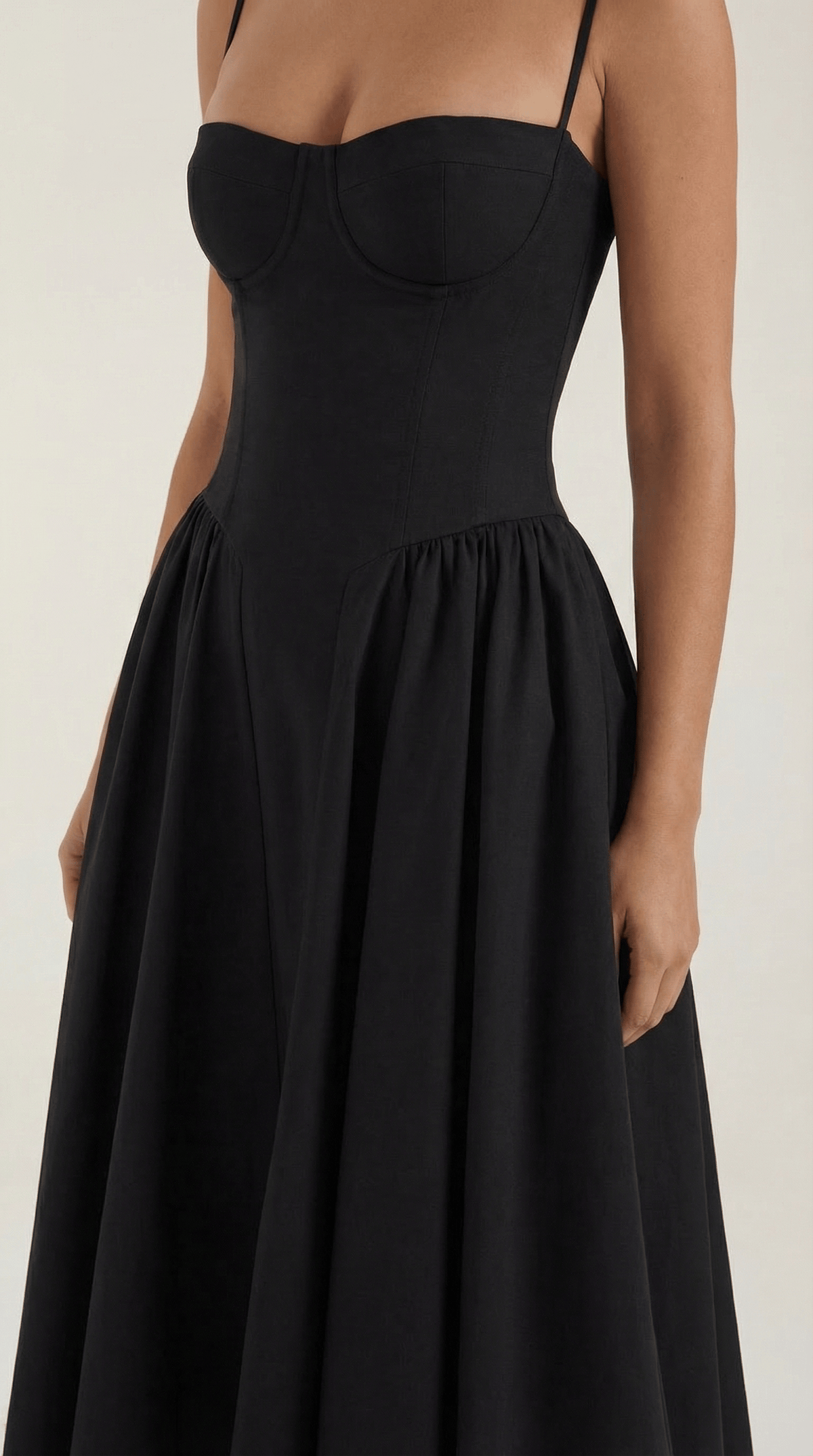 Robe Fleurie Midi Évasée Femme