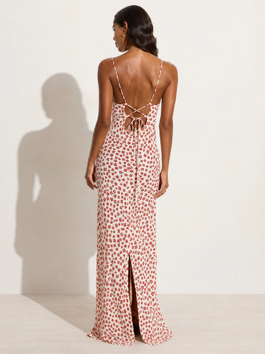 Ruœgy Robe d’été Longue Fleurie Femme