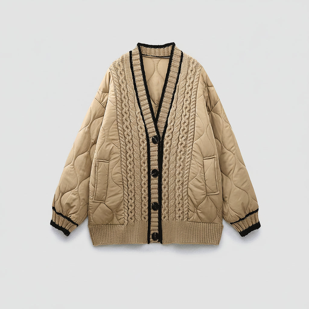 Ruœgy Cardigan Matelassé Oversize Femme