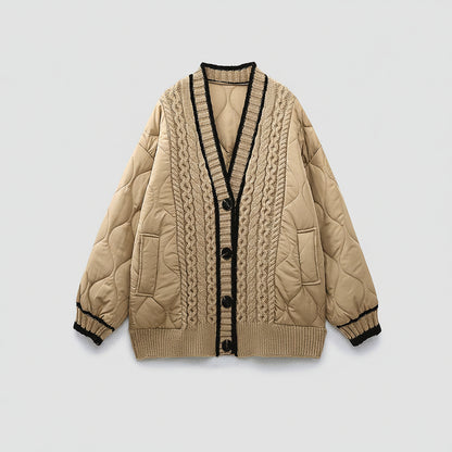 Ruœgy Cardigan Matelassé Oversize Femme