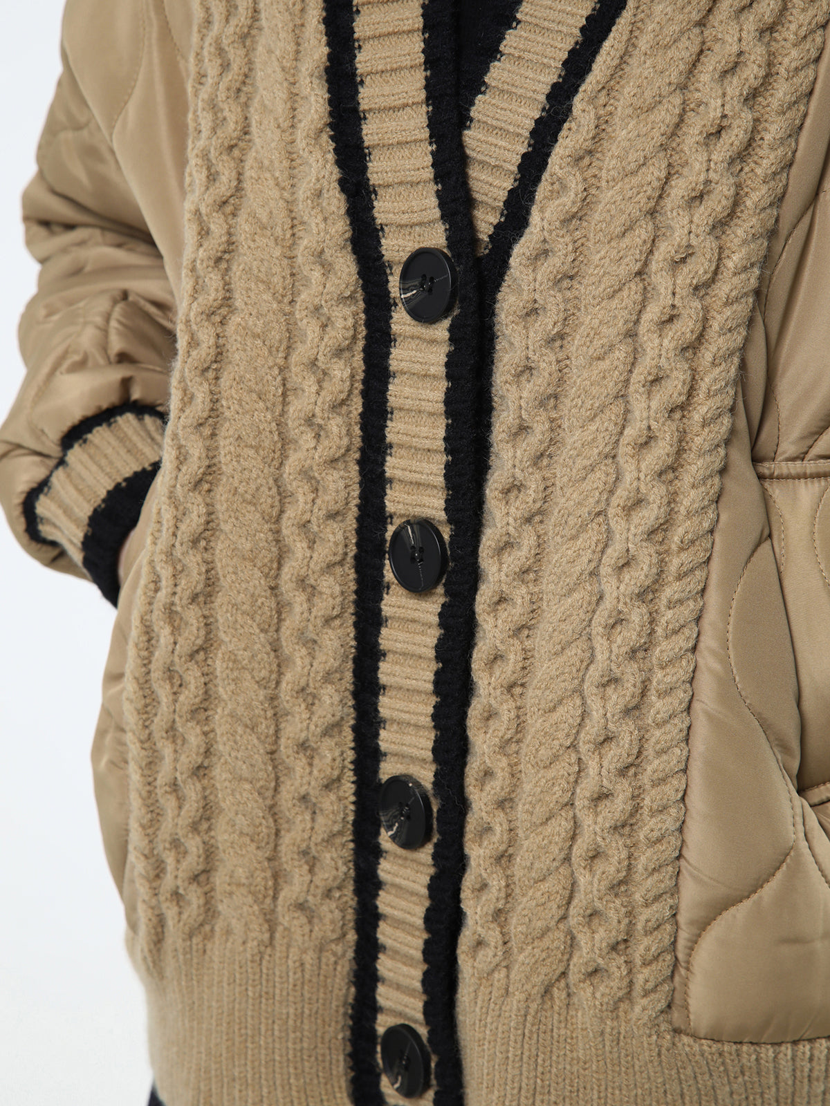 Ruœgy Cardigan Matelassé Oversize Femme
