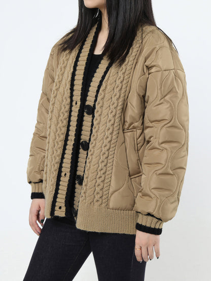 Ruœgy Cardigan Matelassé Oversize Femme