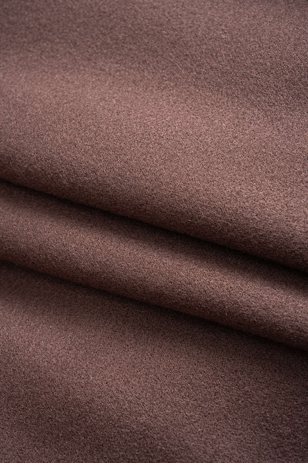 Manteau Croisé Femme en Tissu Effet Laine avec Boutons et Ceinture à Nouer