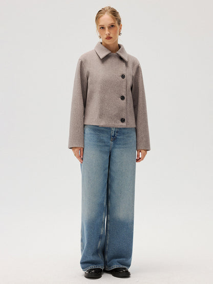 Ruœgy Manteau Laine À Col Femme