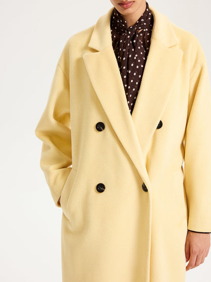 Ruœgy Manteau Long Ceinturé Femme