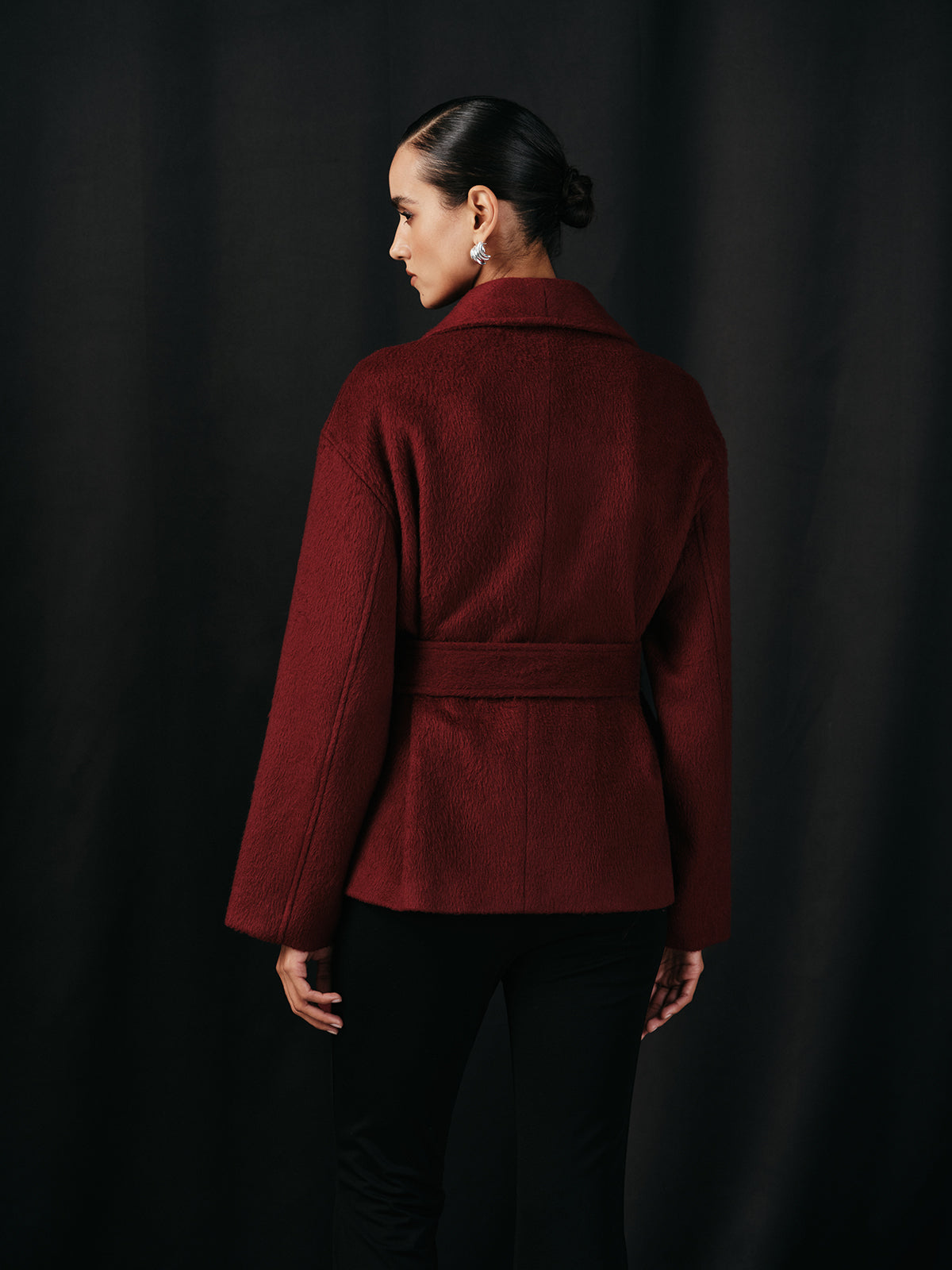 Ruœgy Manteau Portefeuille Ceinturé  Femme