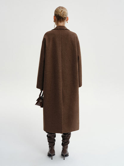Ruœgy Manteau Tweed Femme Long Femme