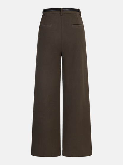 Ruœgy Pantalon Droit Ceinturé Femme