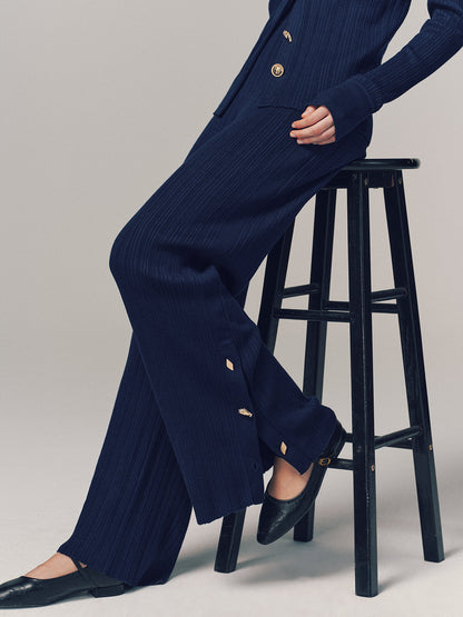 Ruœgy Pantalon Maille  À Fente Femme