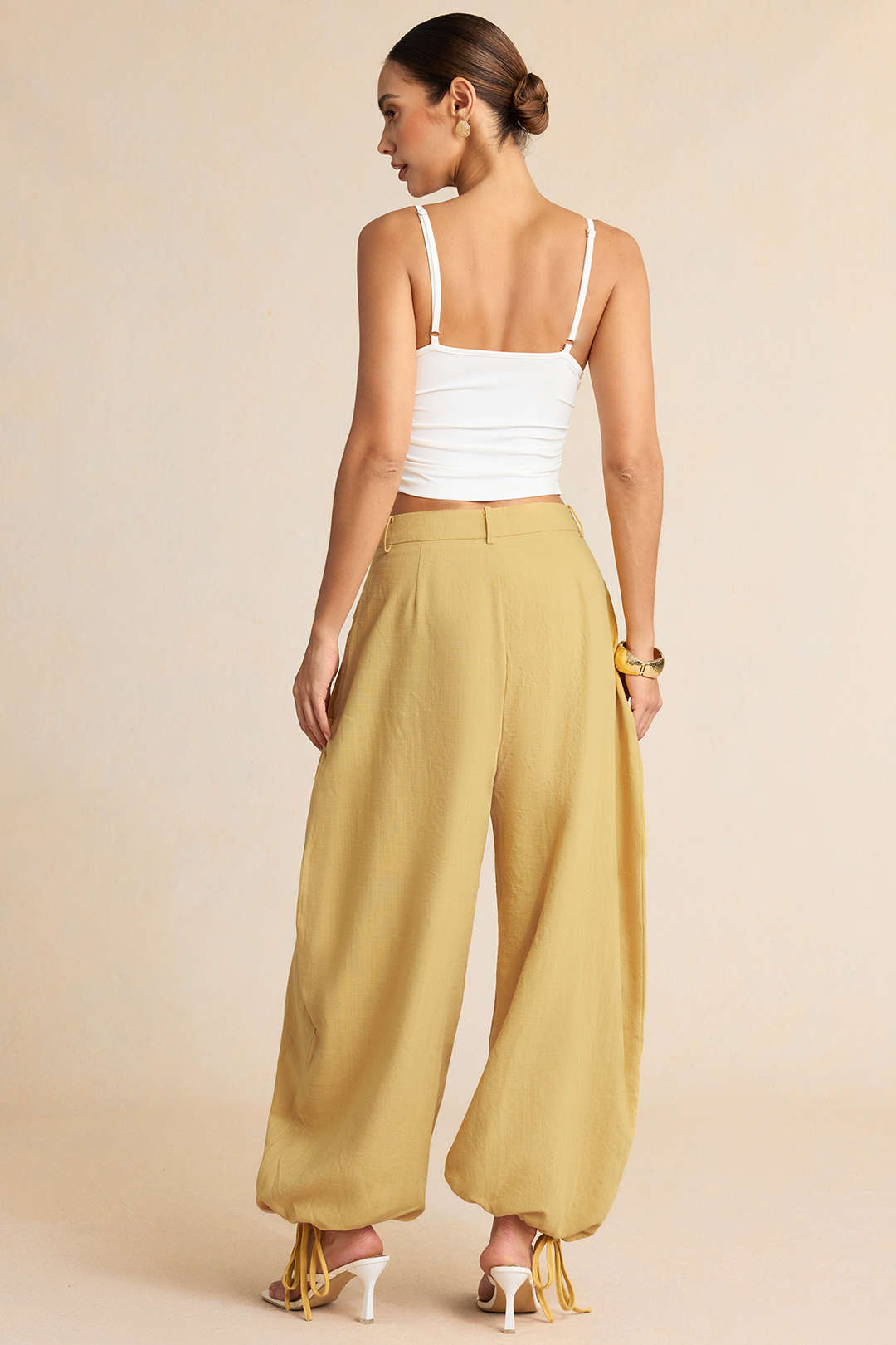 Ruœgy Pantalon Poches Boutonnées Femme