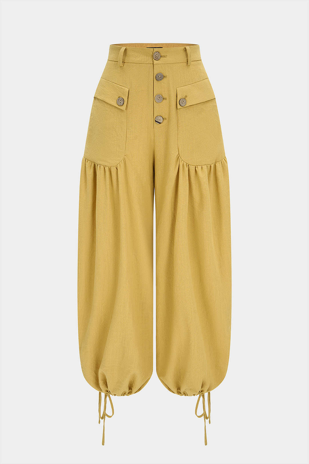 Ruœgy Pantalon Poches Boutonnées Femme