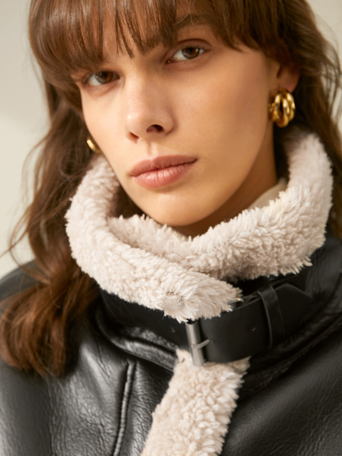 Ruœgy Veste Aviateur Doublée Sherpa Femme
