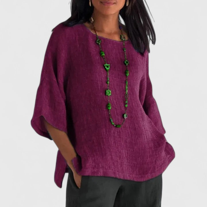 Ruœgy Blouse En Lin Oversize Femme