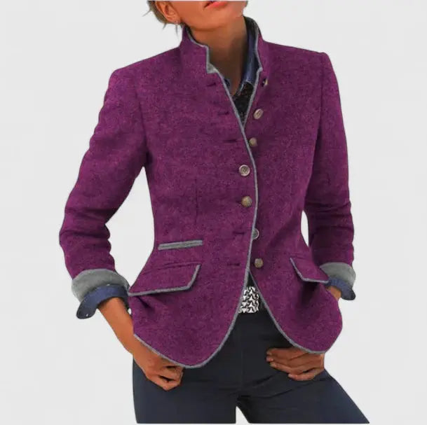 Ruœgy Blazer En Laine Chic Femme