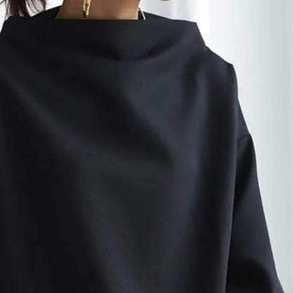 Ruœgy Pull  Oversize Col Roulé Femme