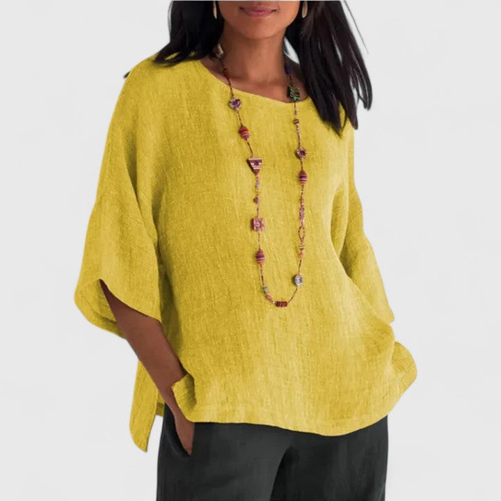 Ruœgy Blouse En Lin Oversize Femme