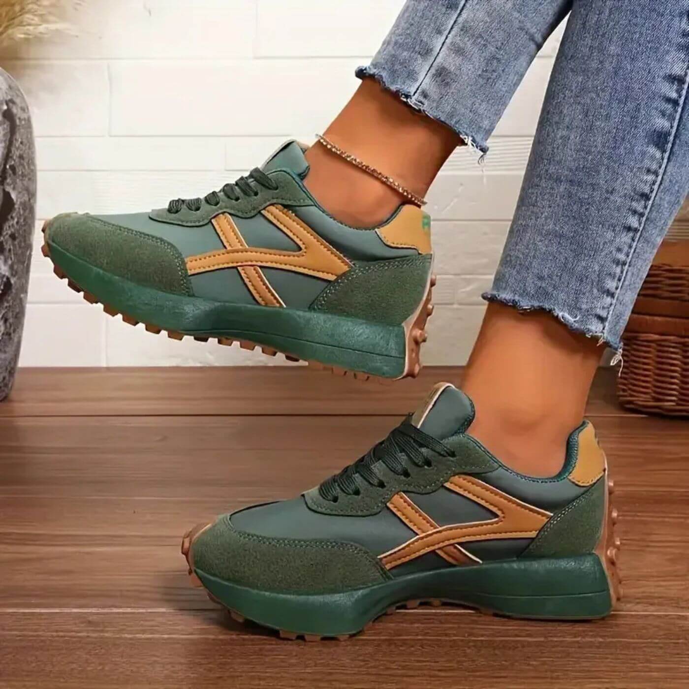 Ruœgy Baskets Basses Femme