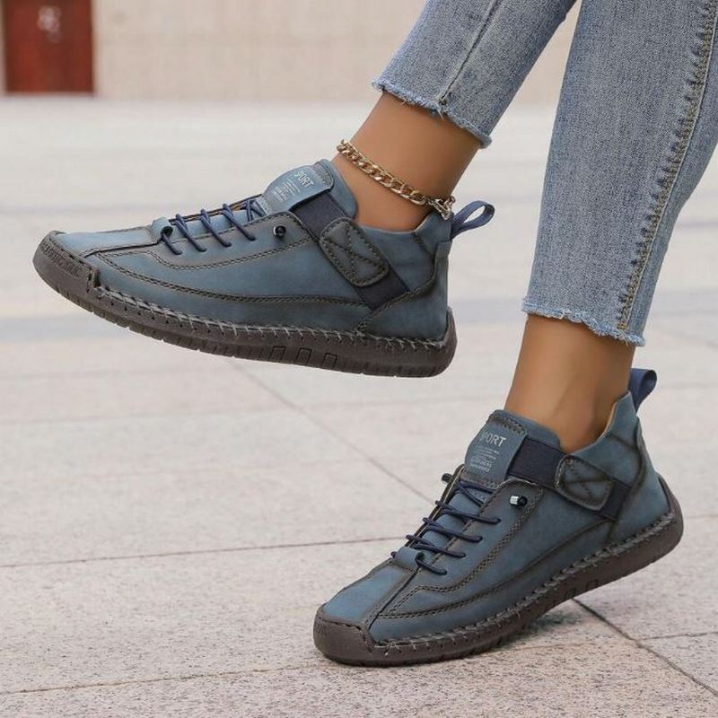 Ruœgy Baskets Montantes Orthopédiques à Lacets Femme