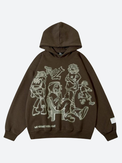 Sweat à Capuche Manga Harajuku Femme
