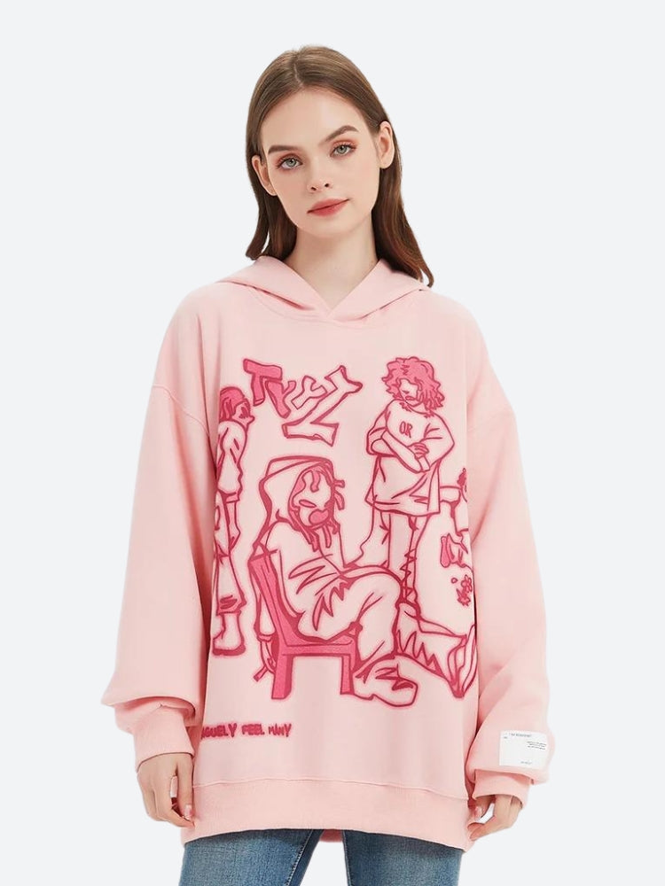 Sweat à Capuche Manga Harajuku Femme