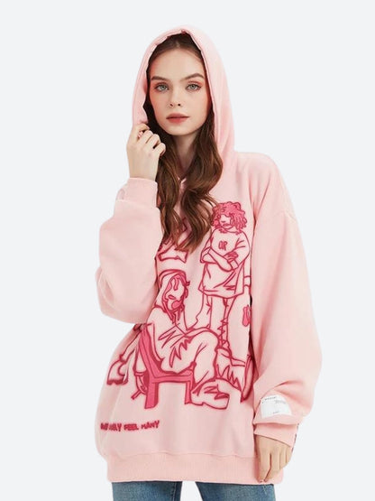 Sweat à Capuche Manga Harajuku Femme