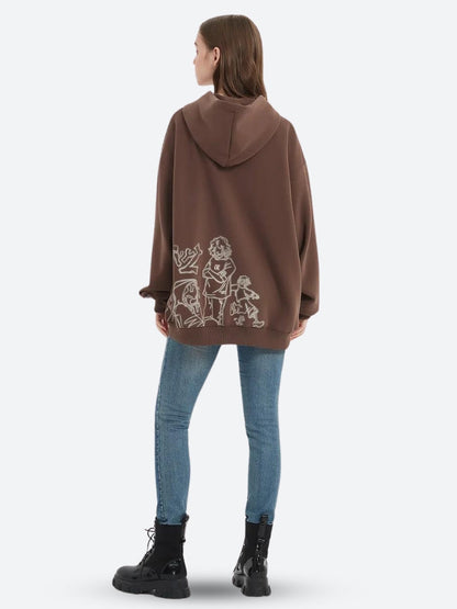 Sweat à Capuche Manga Harajuku Femme