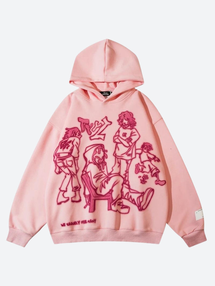 Sweat à Capuche Manga Harajuku Femme