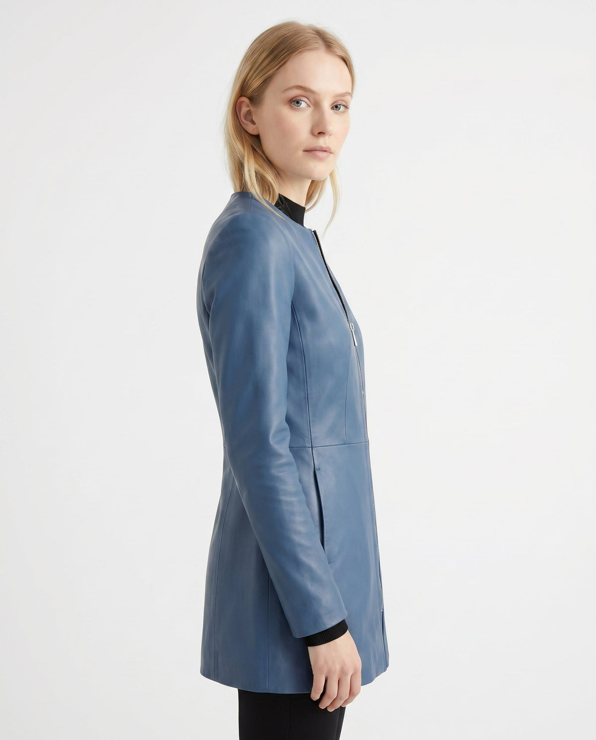 Veste Cuir Cintrée Femme