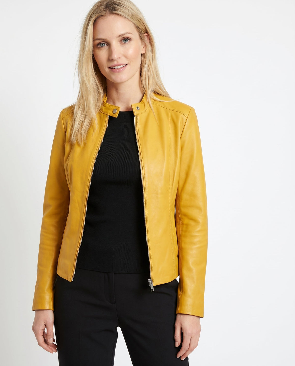 Veste Cuir Cintrée Femme