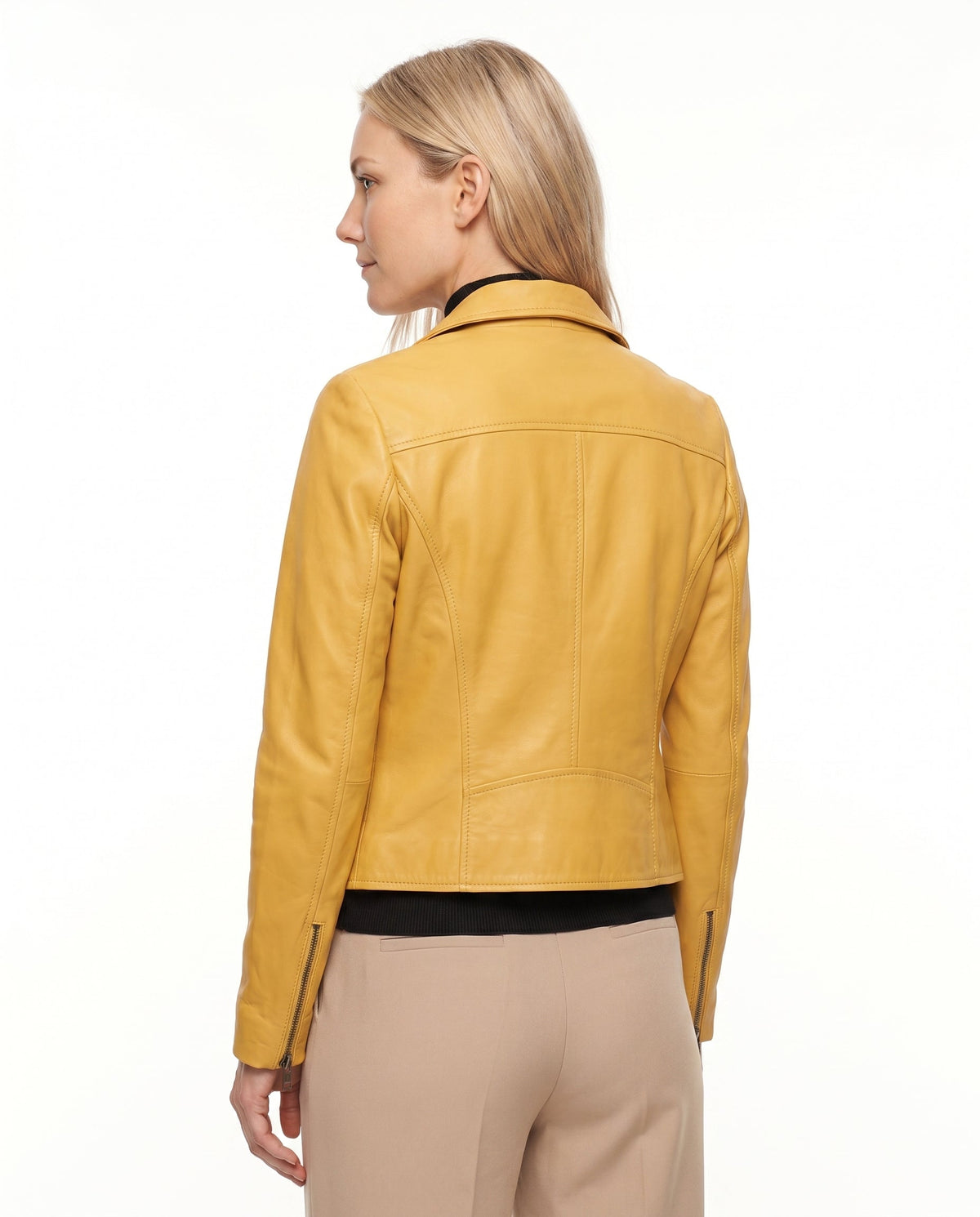 Veste Cuir Cintrée Femme