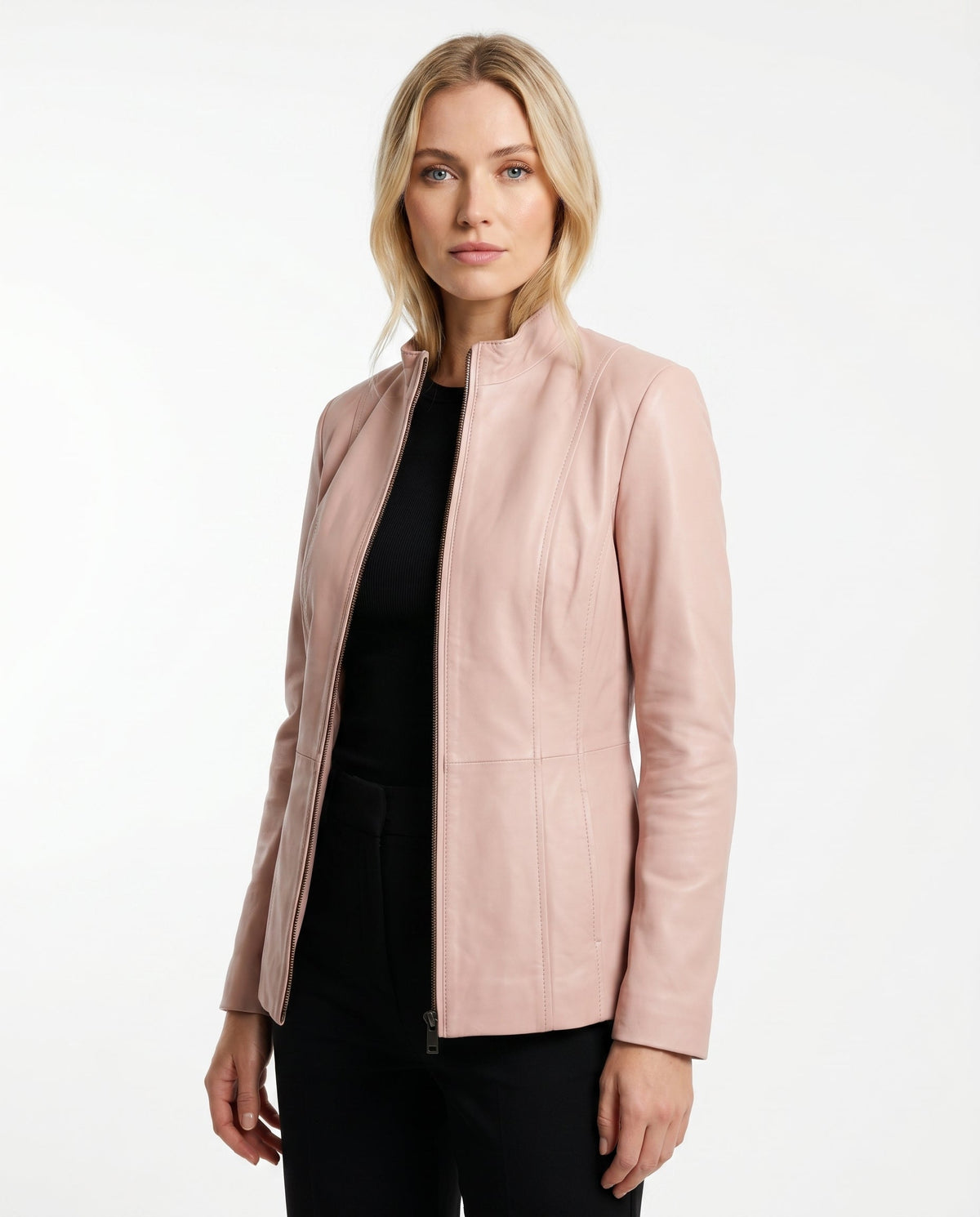 Veste Cuir Cintrée Femme