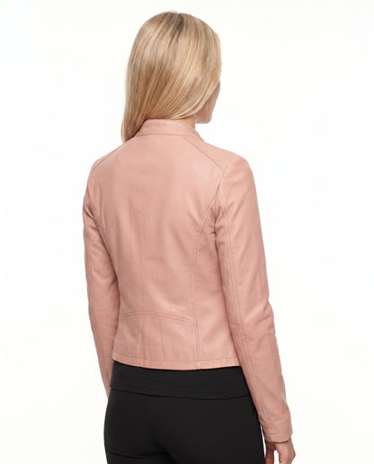 Veste Cuir Cintrée Femme