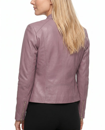 Veste Cuir Cintrée Femme