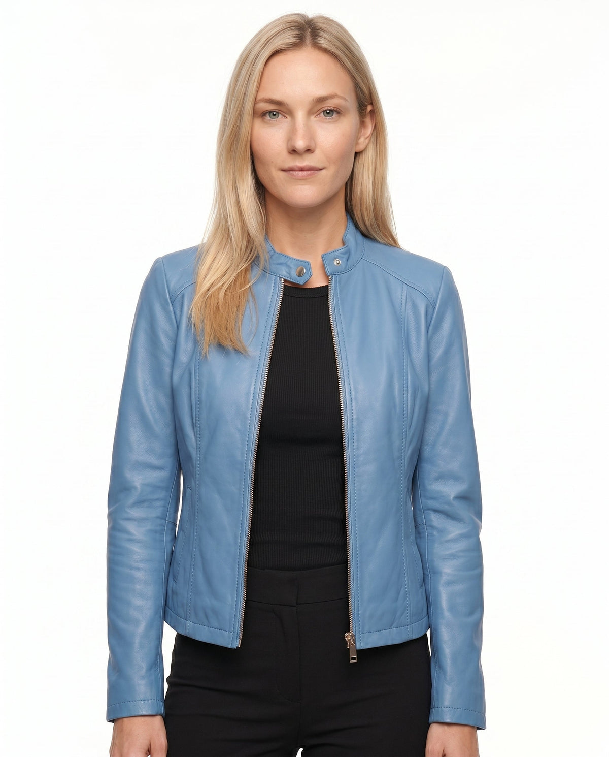 Veste Cuir Cintrée Femme