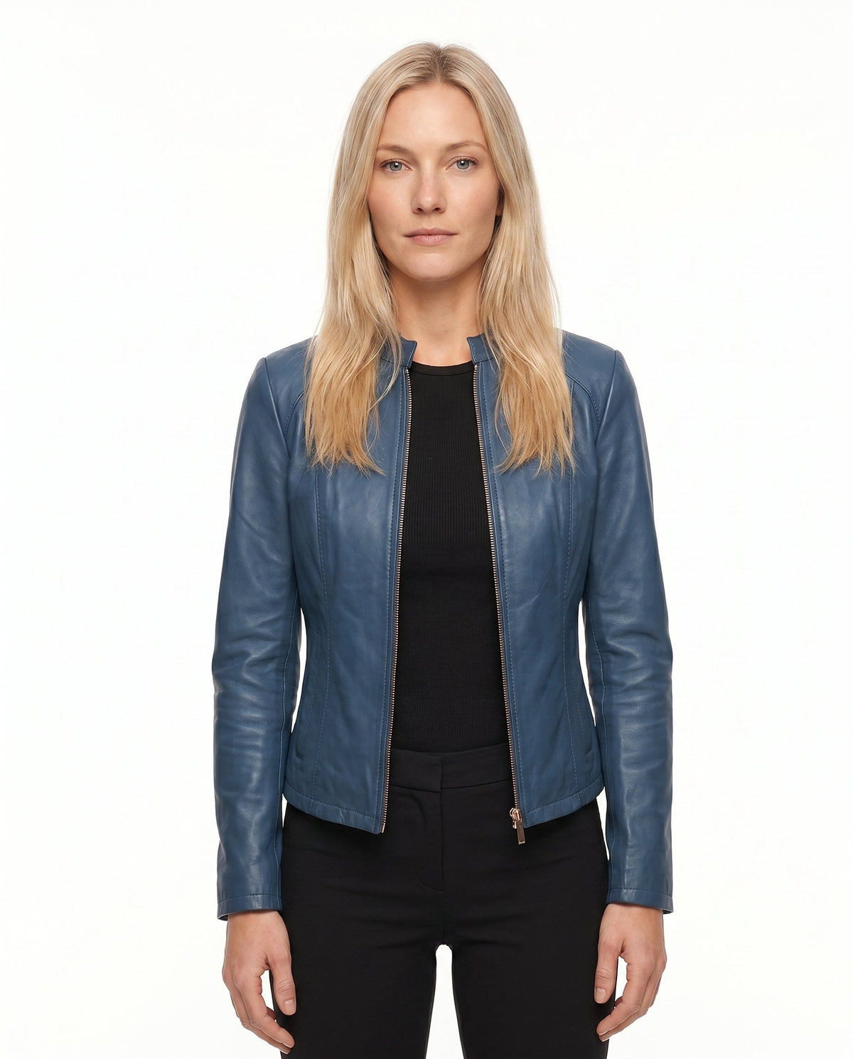 Veste Cuir Cintrée Femme