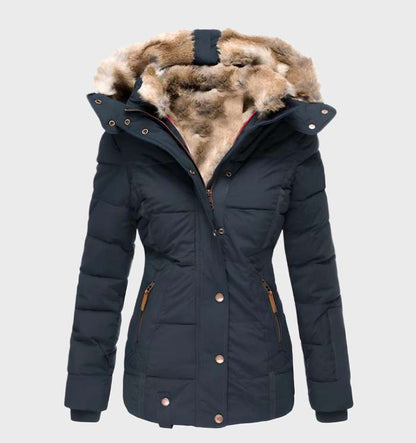 Veste Hiver à Capuche Femme