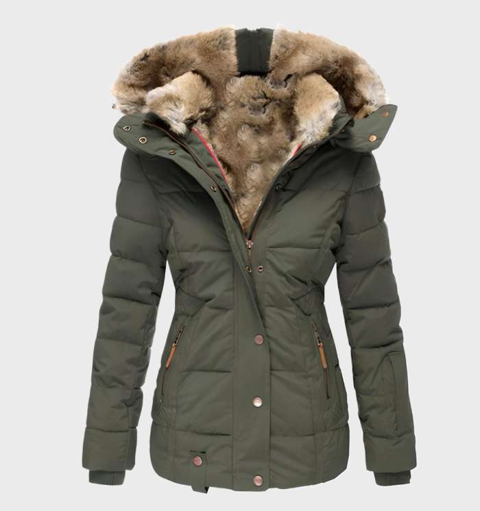 Veste Hiver à Capuche Femme
