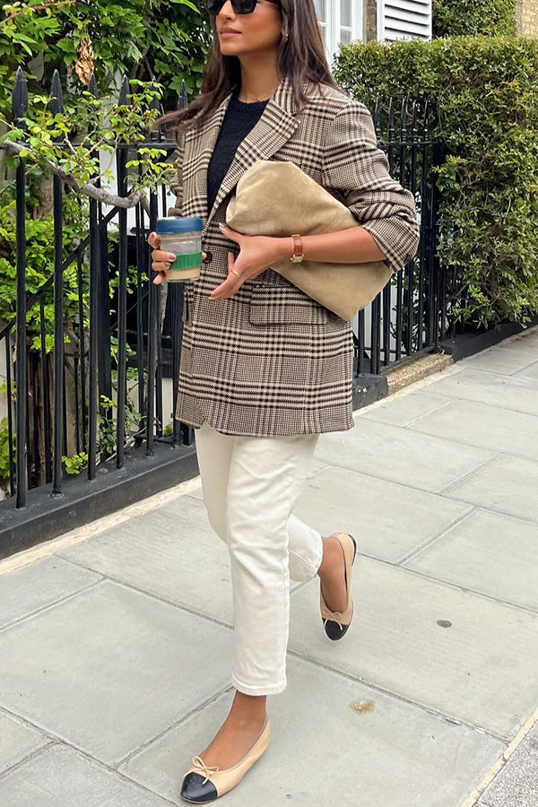 Veste Femme Ajustée en Laine à Col Montant, Style Cardigan