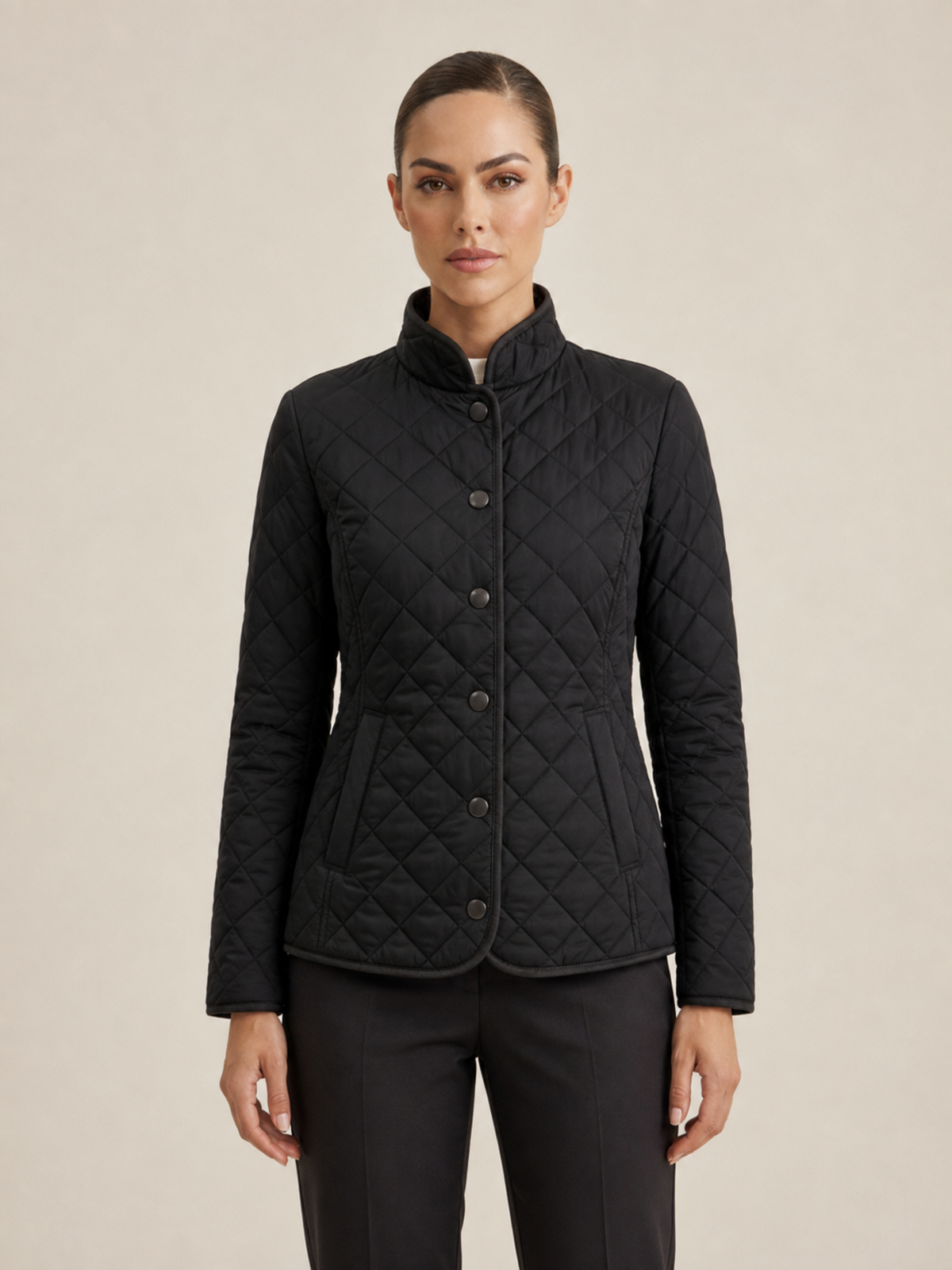 Veste Matelassée Coupe Cintrée Femme