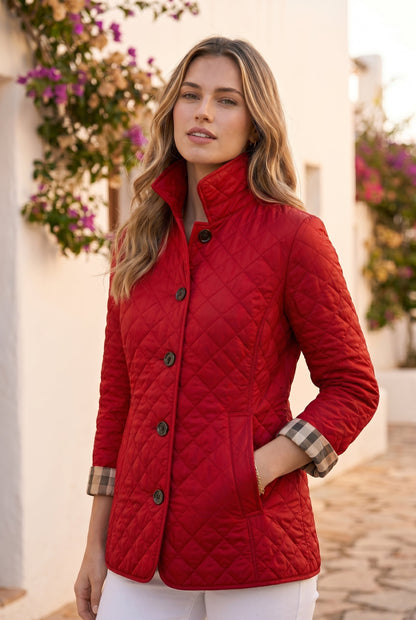 Veste Matelassée Coupe Cintrée Femme
