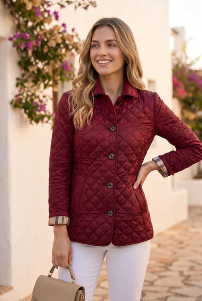 Veste Matelassée Coupe Cintrée Femme