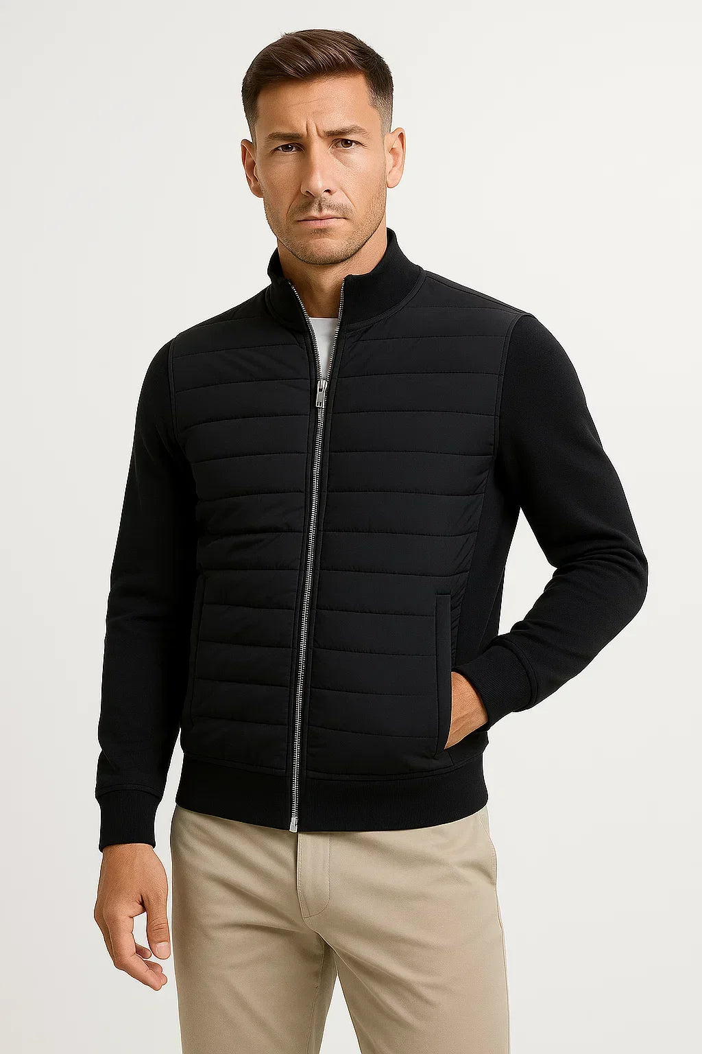 Veste Mi-Saison Hybride Matelassée Homme